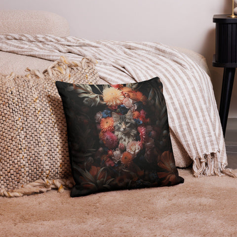 About my Brain Institute Cushion Covers 18″×18″ Cat Spirit Animal Cushion Covers