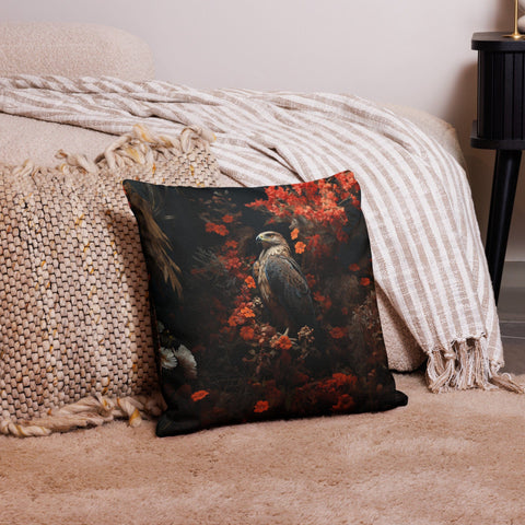 About my Brain Institute Cushion Covers 18″×18″ Falcon Spirit Animal Cushion Covers