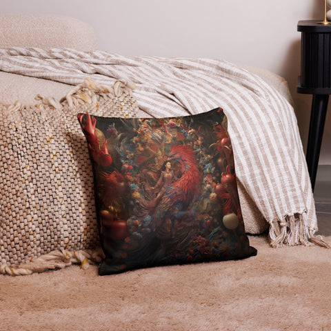 About my Brain Institute Cushion Covers 18″×18″ Feng Po Po Goddess Cushion Covers