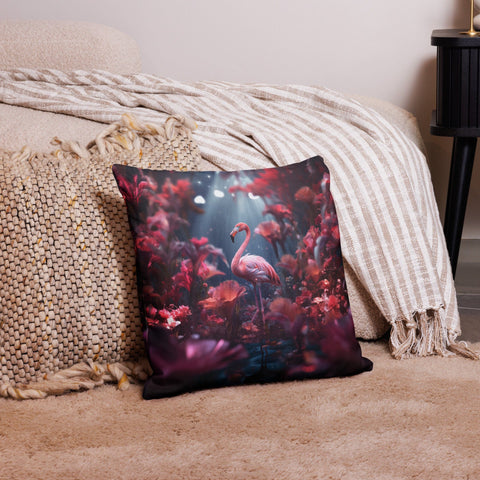 About my Brain Institute Cushion Covers 18″×18″ Flamingo Spirit Animal Cushion Covers