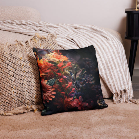 About my Brain Institute Cushion Covers 18″×18″ Hummingbird Spirit Animal Cushion Covers