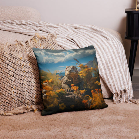About my Brain Institute Cushion Covers 18″×18″ Komodo Dragon Spirit Animal Cushion Covers