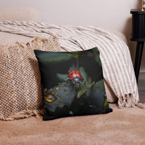 About my Brain Institute Cushion Covers 18″×18″ Ladybug Spirit Animal Cushion Covers