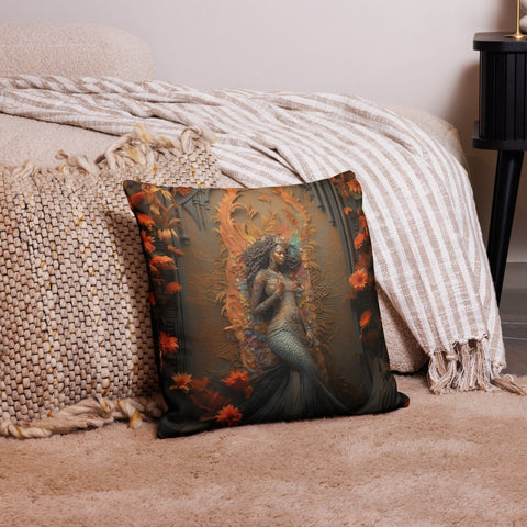 About my Brain Institute Cushion Covers 18″×18″ Mami Wata Goddess Cushion Covers