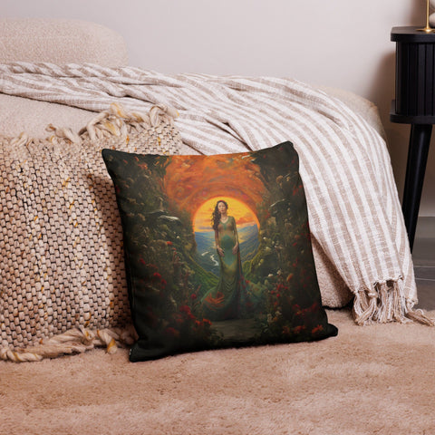 About my Brain Institute Cushion Covers 18″×18″ Mau Thuong Ngan Goddess Cushion Covers