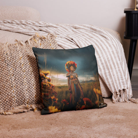 About my Brain Institute Cushion Covers 18″×18″ Mbaba Mwana Waresa Goddess Cushion Covers