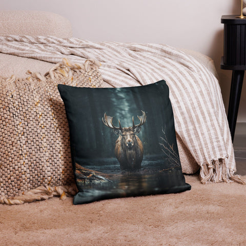 About my Brain Institute Cushion Covers 18″×18″ Moose Spirit Animal Cushion Covers