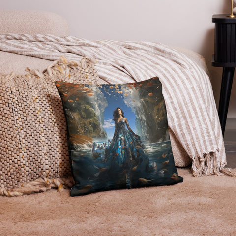 About my Brain Institute Cushion Covers 18″×18″ Nanshe Goddess Cushion Covers