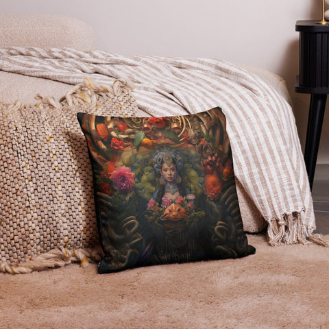 About my Brain Institute Cushion Covers 18″×18″ Neang Neak Goddess Cushion Covers