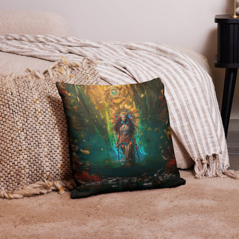 About my Brain Institute Cushion Covers 18″×18″ Oshun Goddess Cushion Covers
