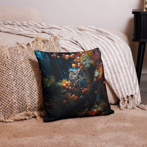 About my Brain Institute Cushion Covers 18″×18″ Owl Spirit Animal Cushion Covers
