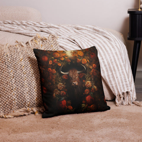 About my Brain Institute Cushion Covers 18″×18″ Ox Spirit Animal Cushion Covers