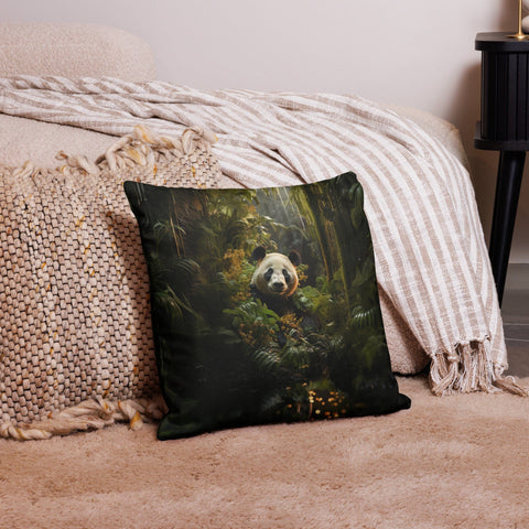 About my Brain Institute Cushion Covers 18″×18″ Panda Spirit Animal Cushion Covers