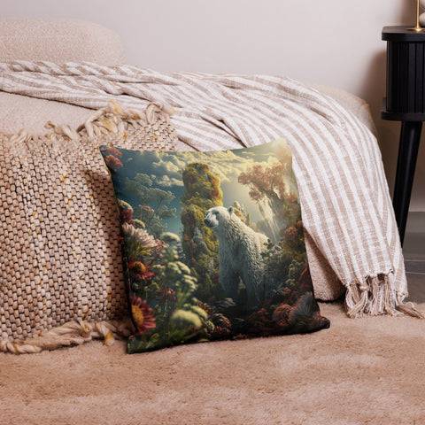 About my Brain Institute Cushion Covers 18″×18″ Polar Bear Spirit Animal Cushion Covers