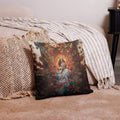 About my Brain Institute Cushion Covers 18″×18″ Saraswati Goddess Cushion Covers