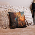 About my Brain Institute Cushion Covers 18″×18″ Sekhmet Goddess Cushion Covers