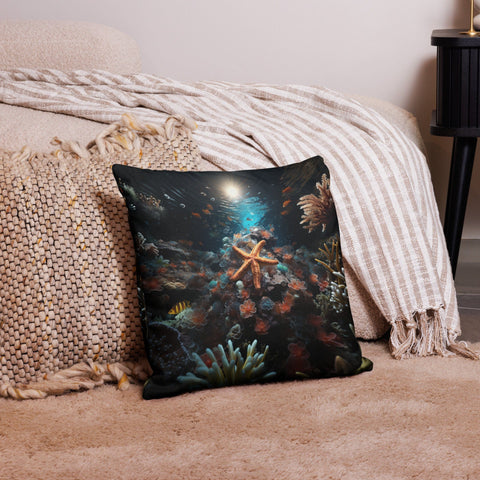 About my Brain Institute Cushion Covers 18″×18″ Starfish Spirit Animal Cushion Covers