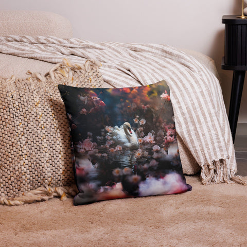 About my Brain Institute Cushion Covers 18″×18″ Swan Spirit Animal Cushion Covers
