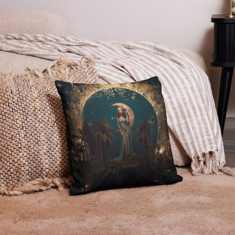 About my Brain Institute Cushion Covers 18″×18″ Tanit Goddess Cushion Covers
