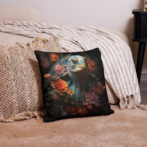 About my Brain Institute Cushion Covers 18″×18″ Tortoise Spirit Animal Cushion Covers
