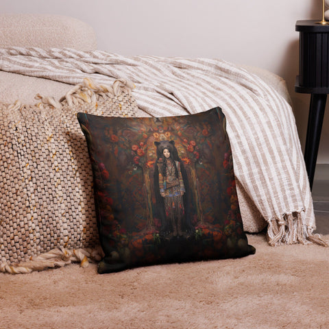 About my Brain Institute Cushion Covers 18″×18″ Ungnyeo Goddess Cushion Covers
