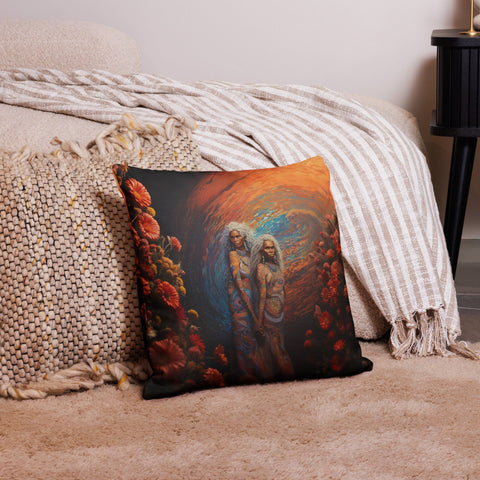 About my Brain Institute Cushion Covers 18″×18″ Wawalag Sisters Cushion Covers
