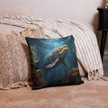 About my Brain Institute Cushion Covers 18″×18″ Whale Spirit Animal Cushion Covers