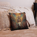 About my Brain Institute Cushion Covers 18″×18″ White Buffalo Calf Woman Goddess Cushion Covers