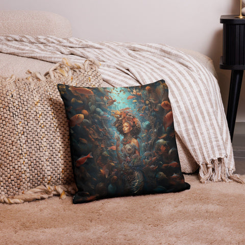About my Brain Institute Cushion Covers 18″×18″ Yemoja Goddess Cushion Covers