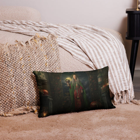 About my Brain Institute Cushion Covers 20″×12″ Cerridwen Goddess Cushion Covers