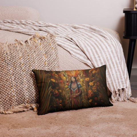 About my Brain Institute Cushion Covers 20″×12″ Corn Mother Goddess Cushion Covers