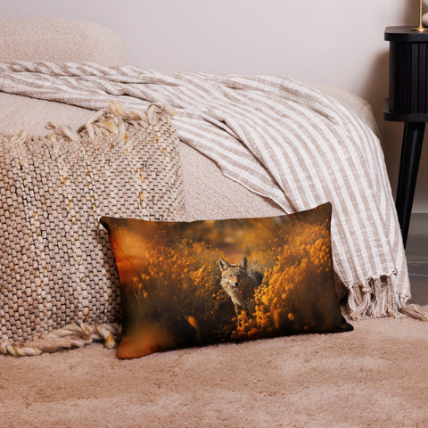 About my Brain Institute Cushion Covers 20″×12″ Coyote Spirit Animal Cushion Covers