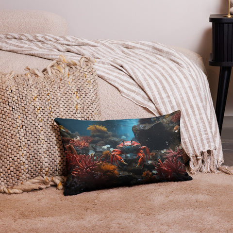 About my Brain Institute Cushion Covers 20″×12″ Crab Spirit Animal Cushion Covers