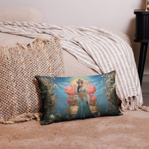 About my Brain Institute Cushion Covers 20″×12″ Dewi Danu Goddess Cushion Covers