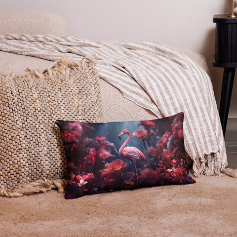 About my Brain Institute Cushion Covers 20″×12″ Flamingo Spirit Animal Cushion Covers