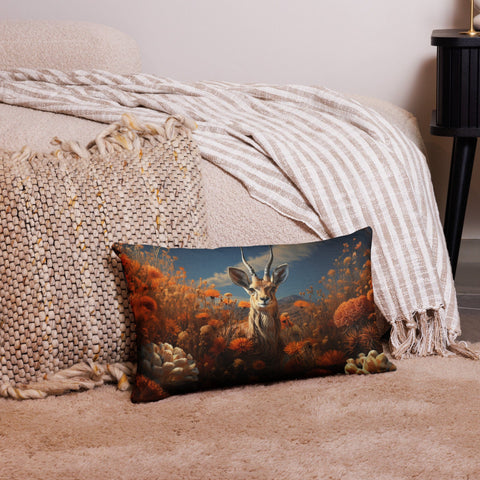 About my Brain Institute Cushion Covers 20″×12″ Gazelle Spirit Animal Cushion Covers