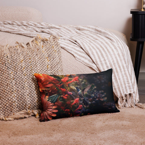 About my Brain Institute Cushion Covers 20″×12″ Hummingbird Spirit Animal Cushion Covers