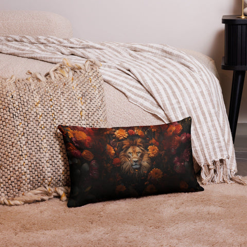 About my Brain Institute Cushion Covers 20″×12″ Lion Spirit Animal Cushion Covers