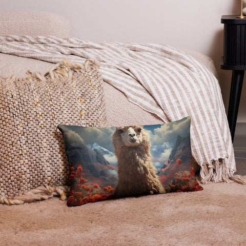 About my Brain Institute Cushion Covers 20″×12″ Llama Spirit Animal Cushion Covers