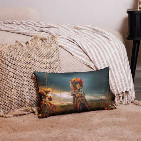 About my Brain Institute Cushion Covers 20″×12″ Mbaba Mwana Waresa Goddess Cushion Covers