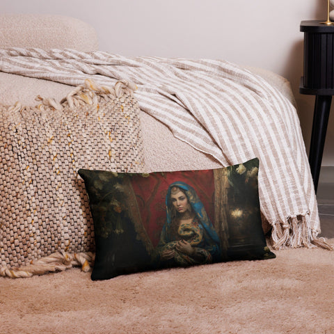 About my Brain Institute Cushion Covers 20″×12″ Sahmeran Goddess Cushion Covers