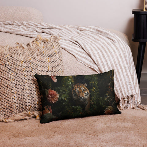 About my Brain Institute Cushion Covers 20″×12″ Tiger Spirit Animal Cushion Covers