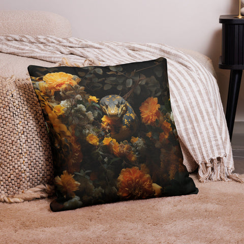 About my Brain Institute Cushion Covers 22″×22″ Anaconda Spirit Animal Cushion Covers