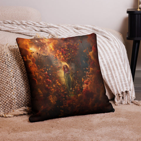 About my Brain Institute Cushion Covers 22″×22″ Brigid Goddess Cushion Covers