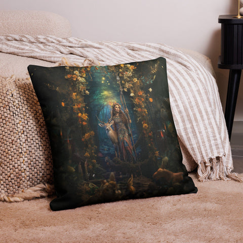 About my Brain Institute Cushion Covers 22″×22″ Diana Goddess Cushion Covers
