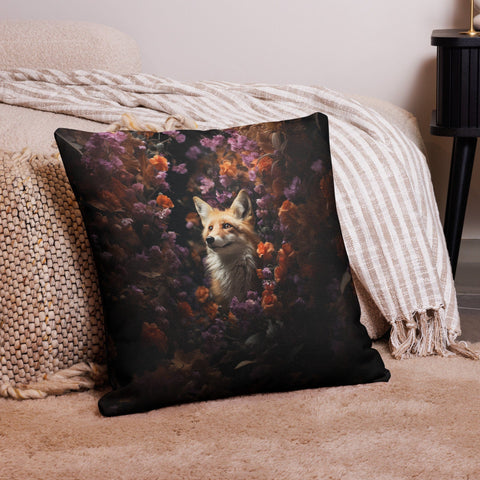 About my Brain Institute Cushion Covers 22″×22″ Fox Spirit Animal Cushion Covers