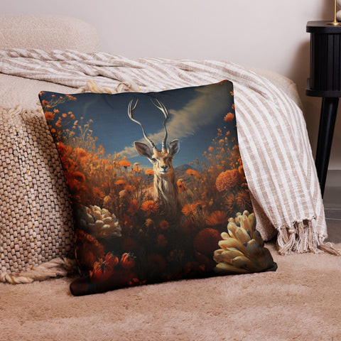 About my Brain Institute Cushion Covers 22″×22″ Gazelle Spirit Animal Cushion Covers