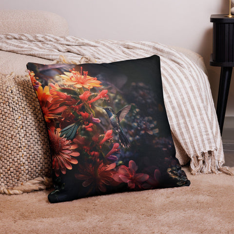 About my Brain Institute Cushion Covers 22″×22″ Hummingbird Spirit Animal Cushion Covers