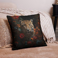 About my Brain Institute Cushion Covers 22″×22″ Jaguar Spirit Animal Cushion Covers