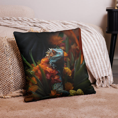 About my Brain Institute Cushion Covers 22″×22″ Lizard Spirit Animal Cushion Covers